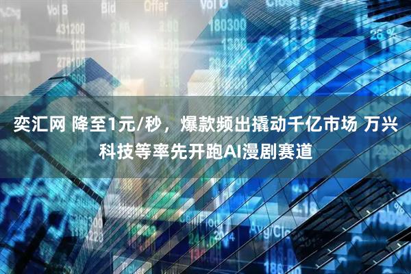 奕汇网 降至1元/秒，爆款频出撬动千亿市场 万兴科技等率先开跑AI漫剧赛道
