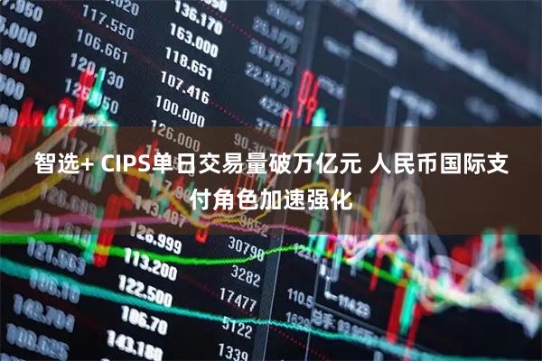 智选+ CIPS单日交易量破万亿元 人民币国际支付角色加速强化