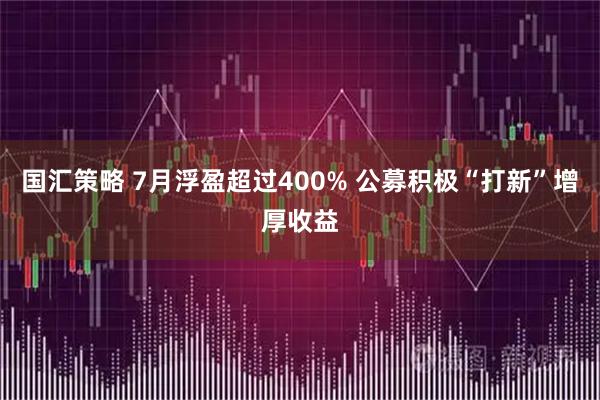 国汇策略 7月浮盈超过400% 公募积极“打新”增厚收益